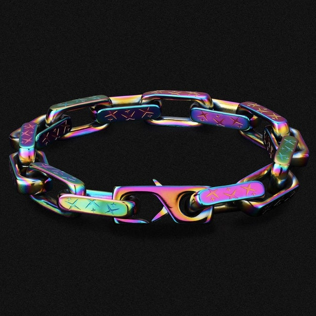 Mens hot sale rainbow bracelet